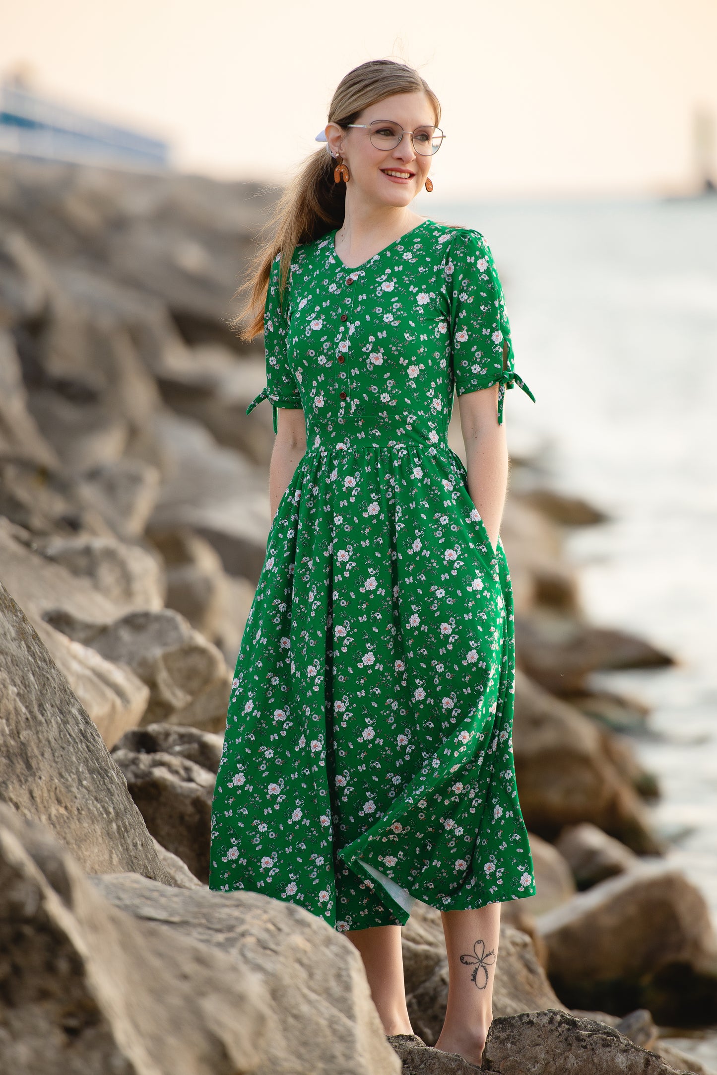 Greenvale Gossamer ~ Rowena Midi