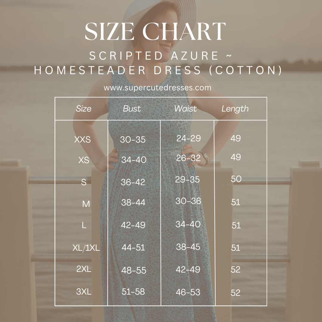Scripted Azure ~ Homesteader Dress