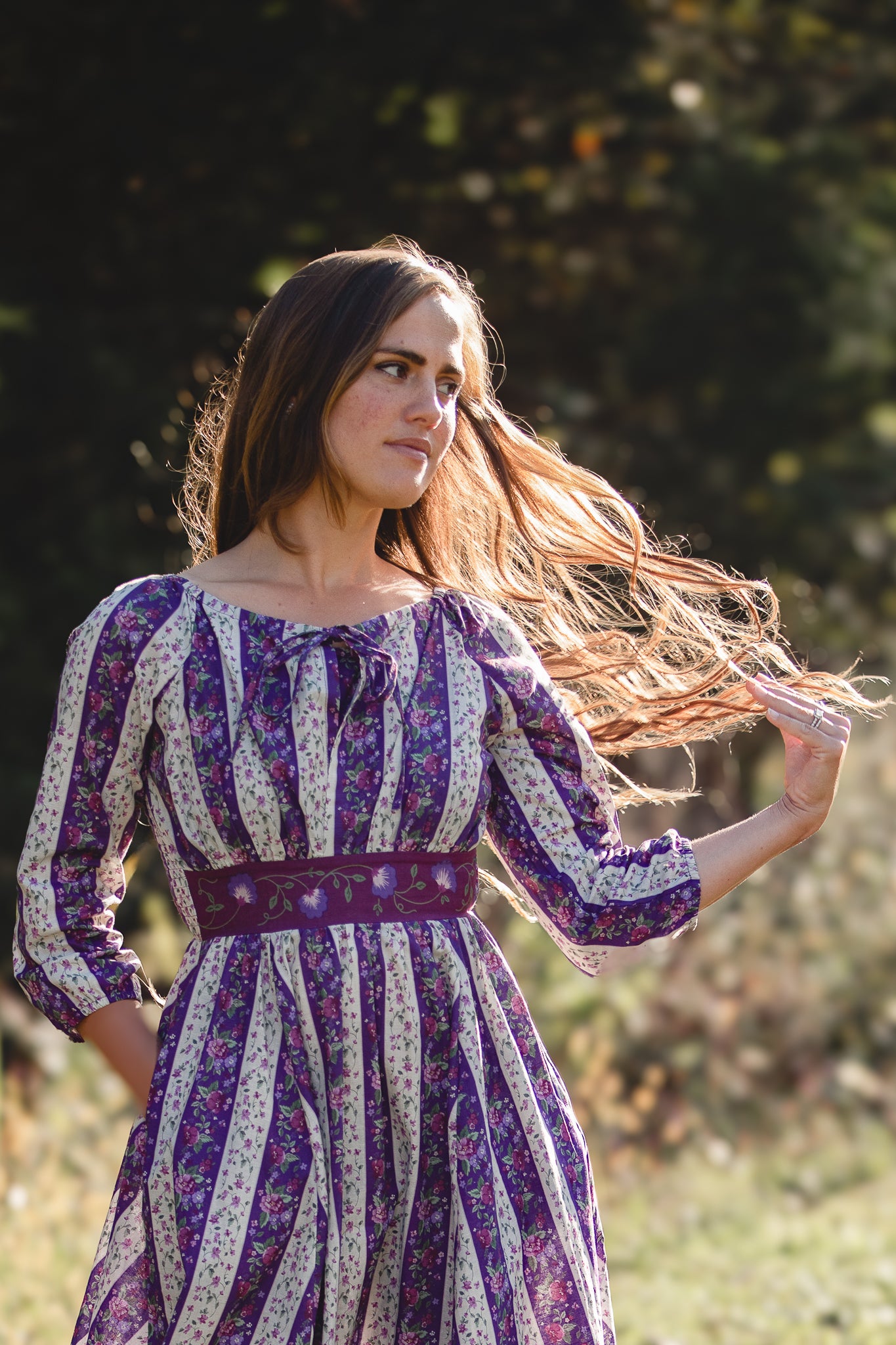 Antique Amethyst ~ Folklore Maxi