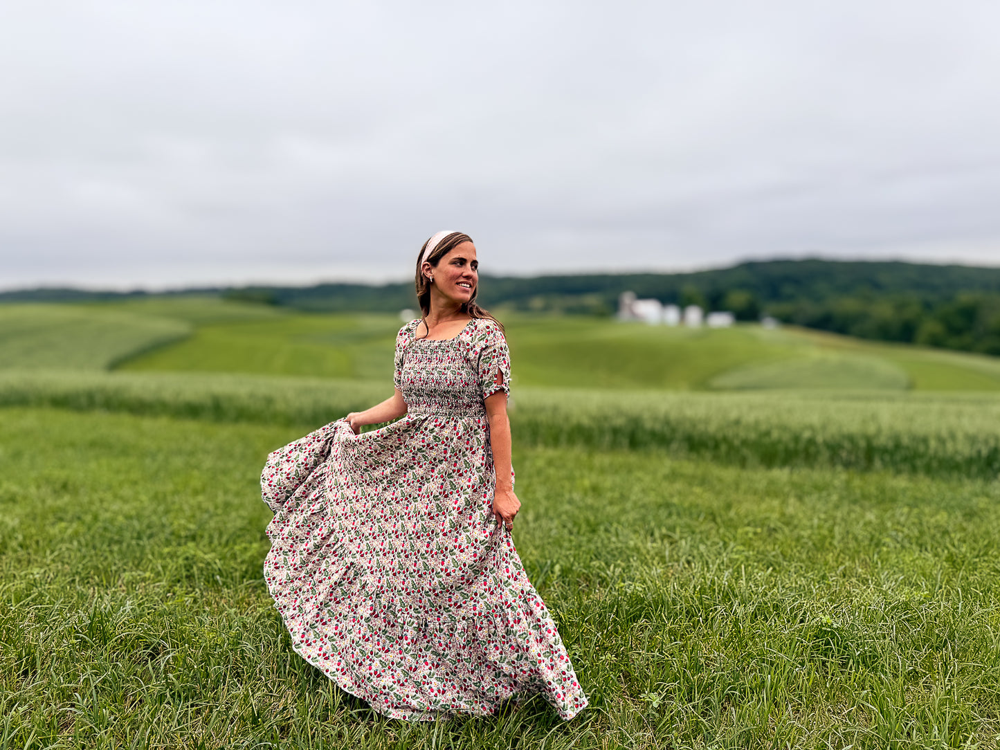 Strawberry Serenity ~ Folklore Maxi