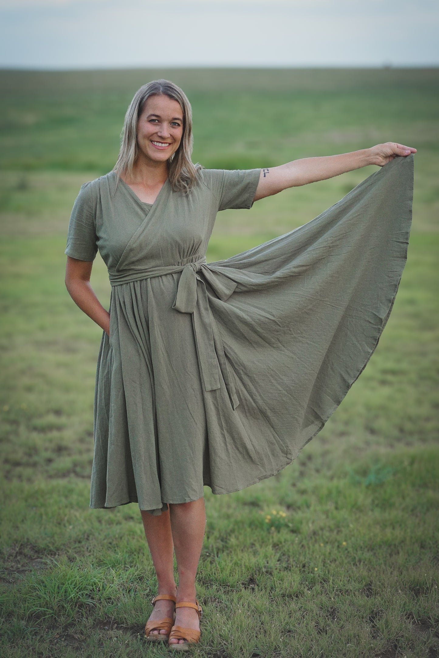 Sage ~ Wildwood Dress
