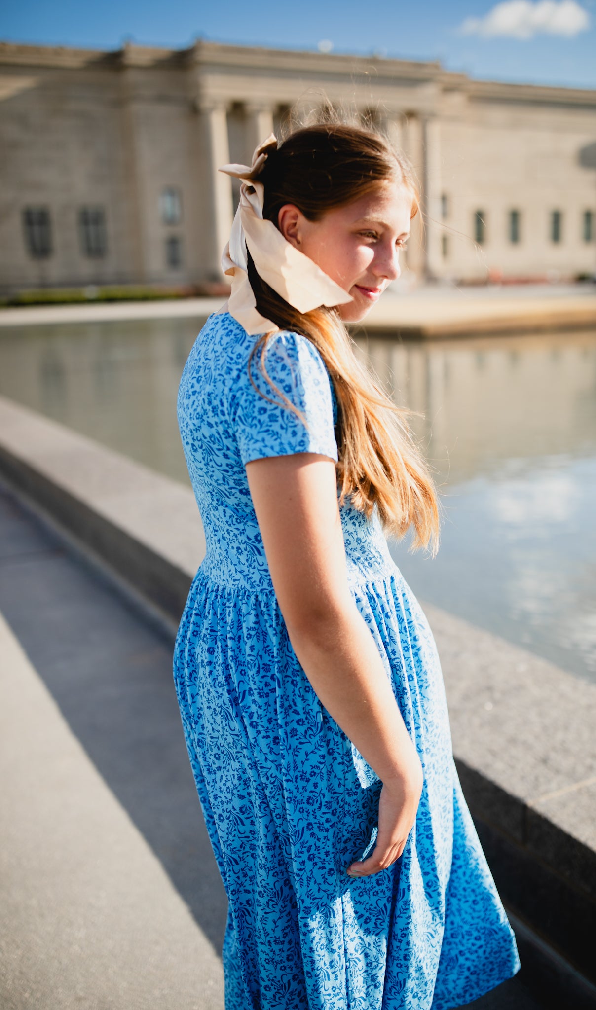 Scripted Azure ~ Mini Everyday Dress