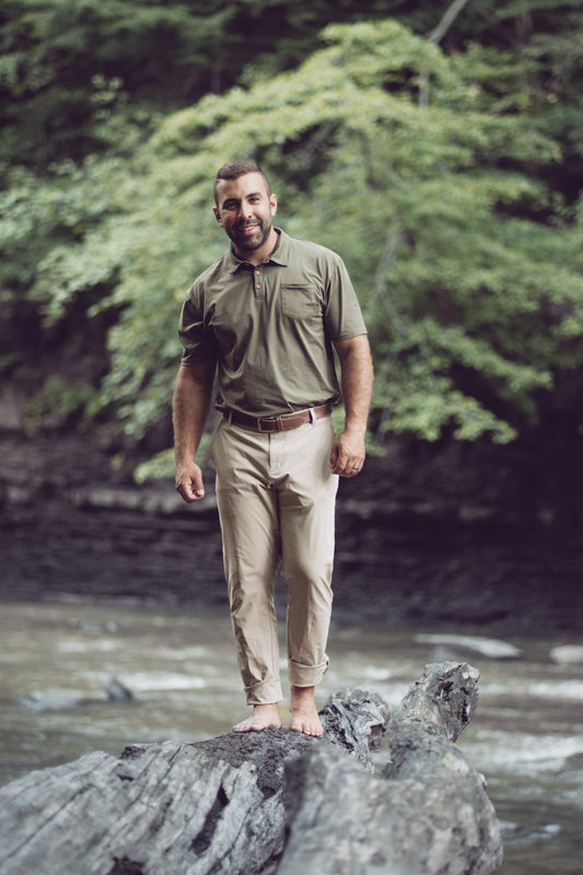 Sage ~ Men’s Perseverance Polo