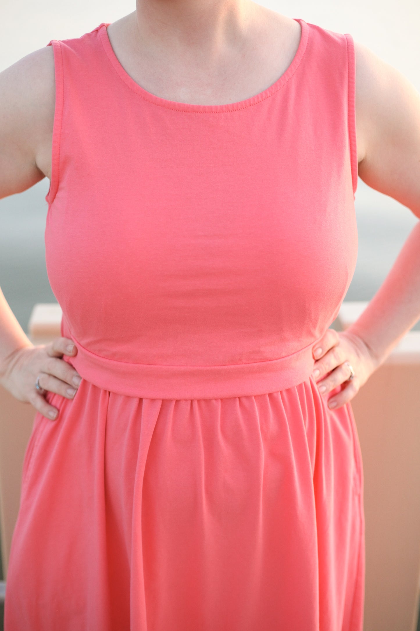 Classic Coral ~ Homesteader Dress