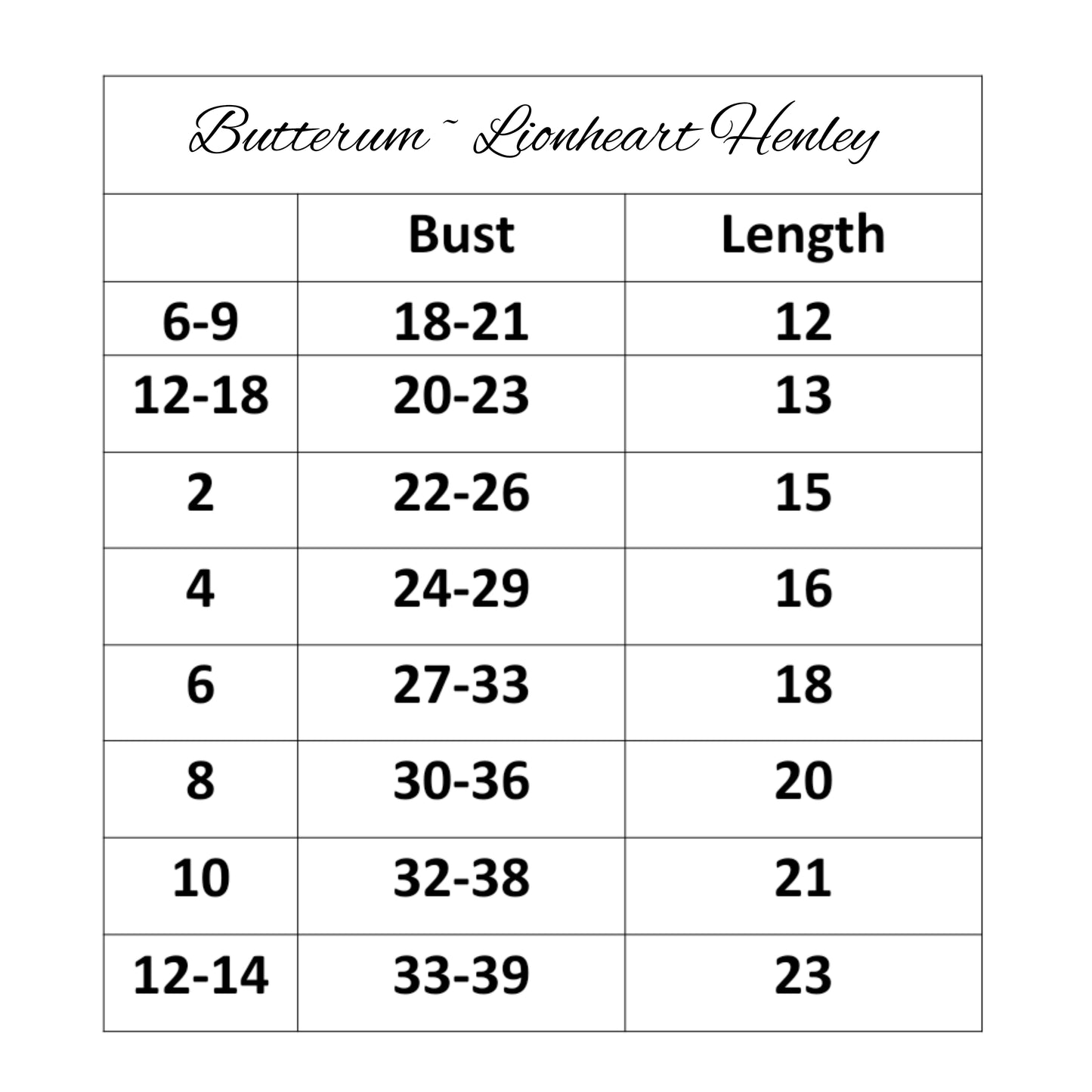 Butterum ~ Lionheart Henley