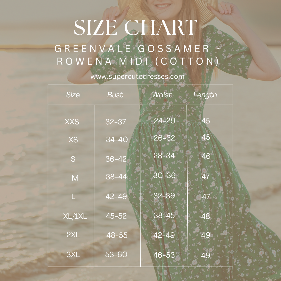 Greenvale Gossamer ~ Rowena Midi