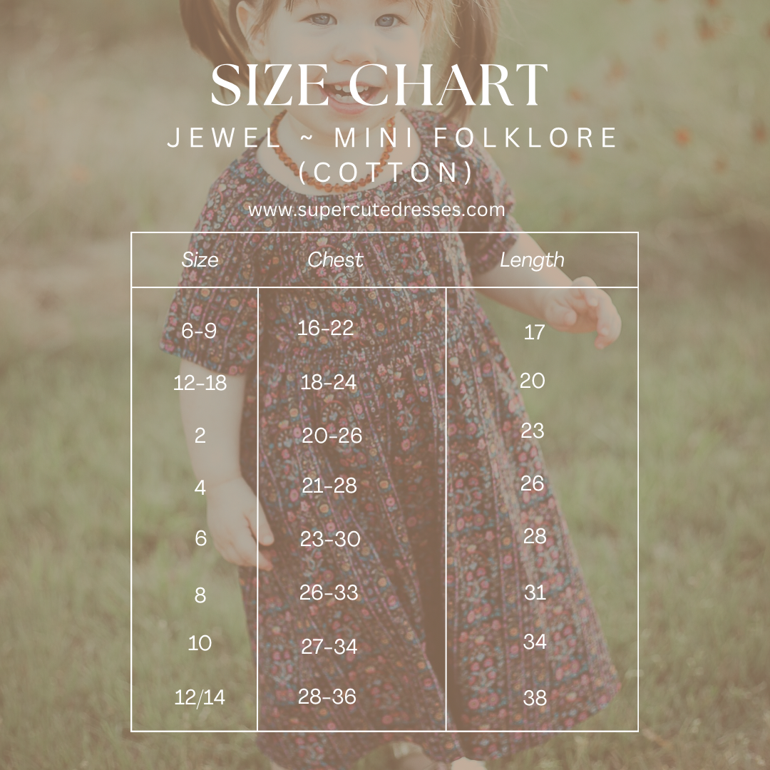 Jewel ~ Mini Folklore Dress