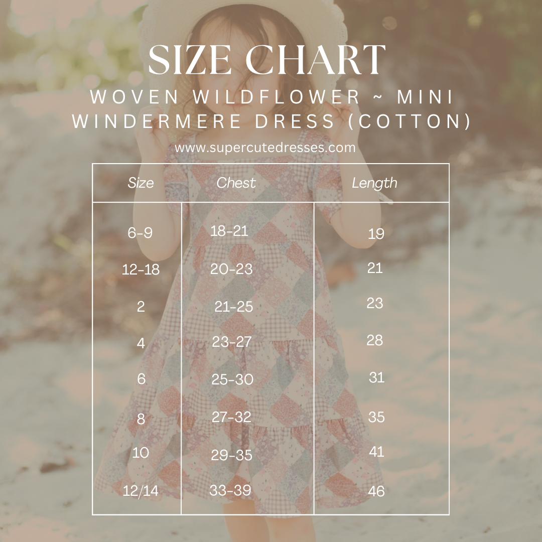 Woven Wildflower ~ Mini Windermere Dress