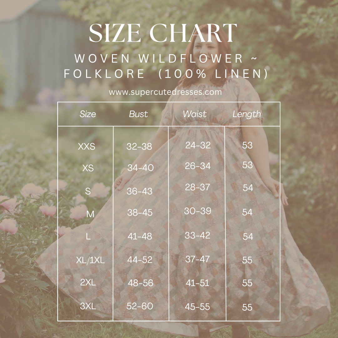 Woven Wildflower ~ Folklore Maxi