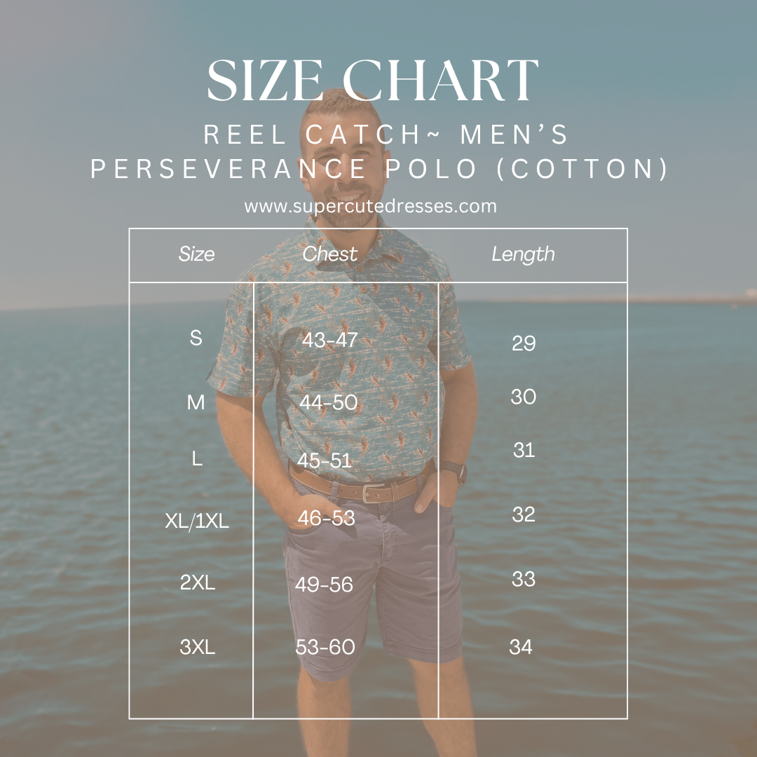 Reel Catch ~ Men’s Perseverance Polo