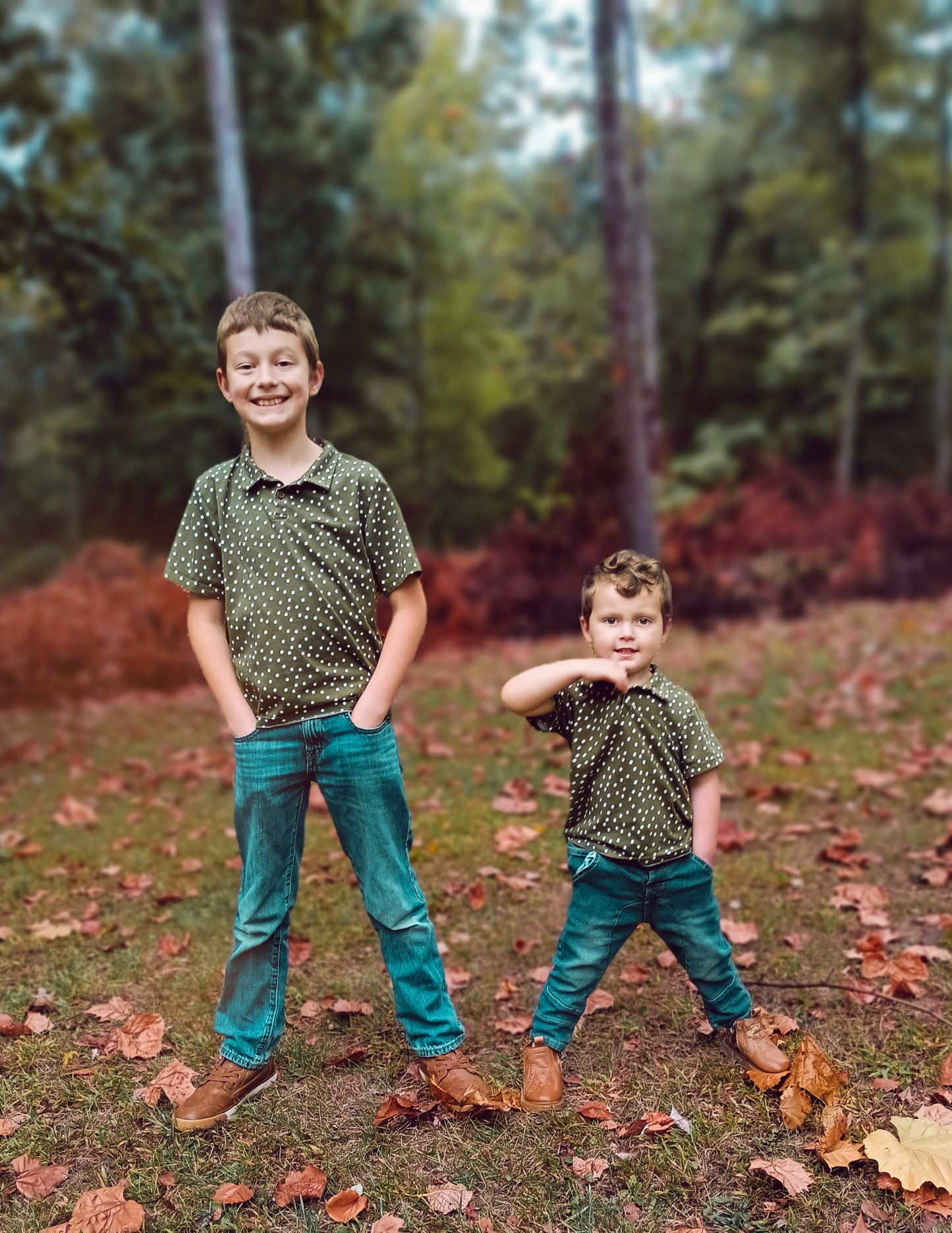 Olive Dots ~ Perseverance Polo