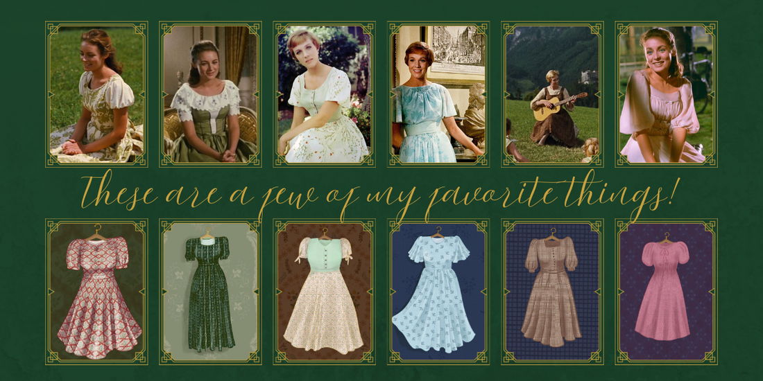 Catalog of Sound of Music Dresses and the Super Cute Dresses version