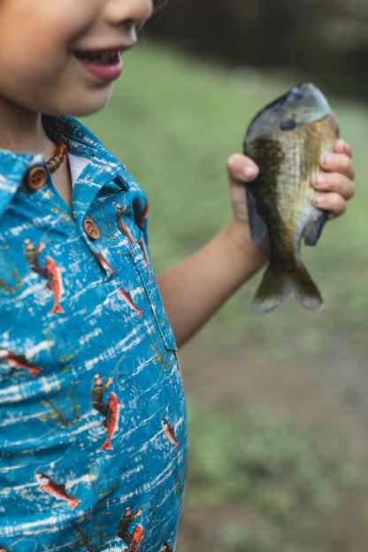 Reel Catch ~ Boy’s Perseverance Polo
