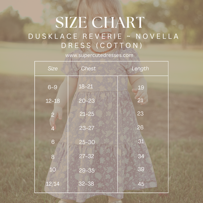 Dusklace Reverie ~ Novella Dress