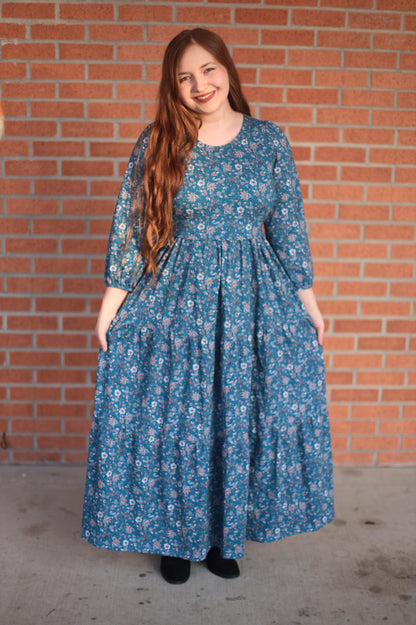 Prussian Plumes ~ Freespirit Maxi