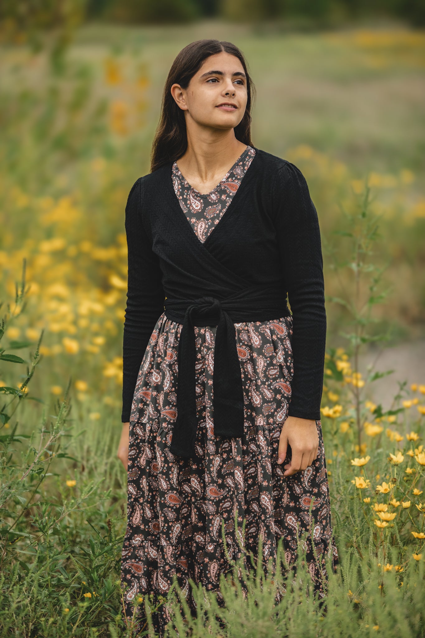 Poised Wrap—four colors