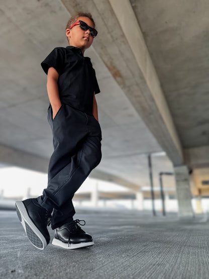 Ebony ~ Boy’s Perseverance Polo