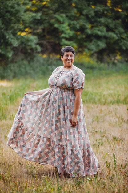 Woven Wildflower ~ Folklore Maxi