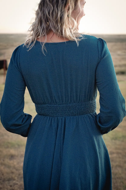 Indigo Lattice ~ Hearthside Maxi