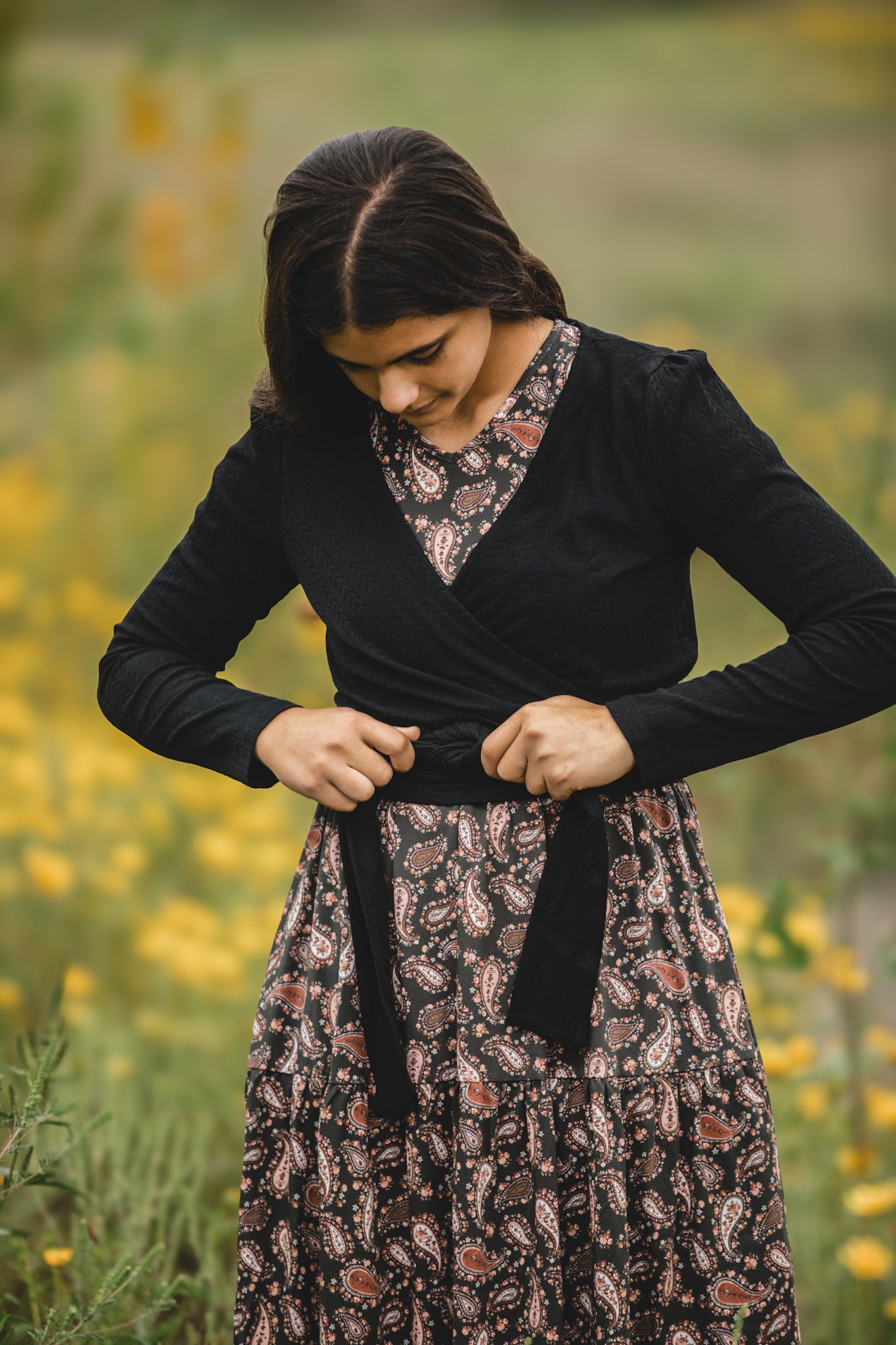 Poised Wrap—four colors
