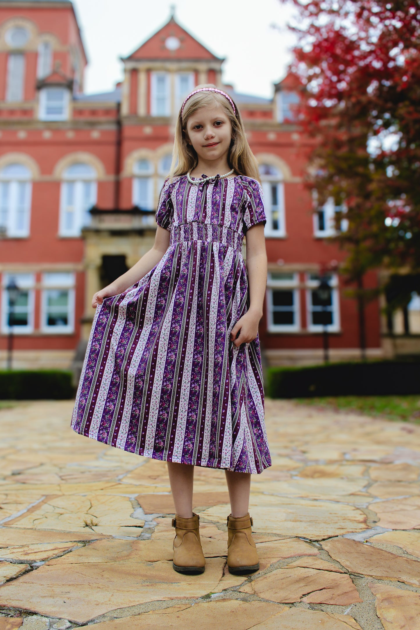 Antique Amethyst ~ Mini Folklore Dress