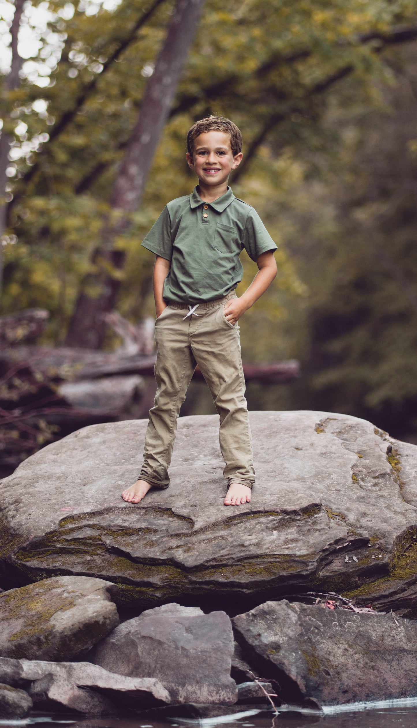 Sage ~ Boy’s Perseverance Polo