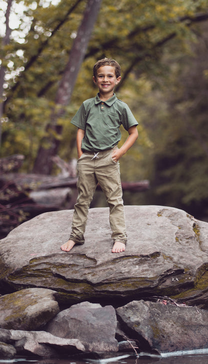 Sage ~ Boy’s Perseverance Polo