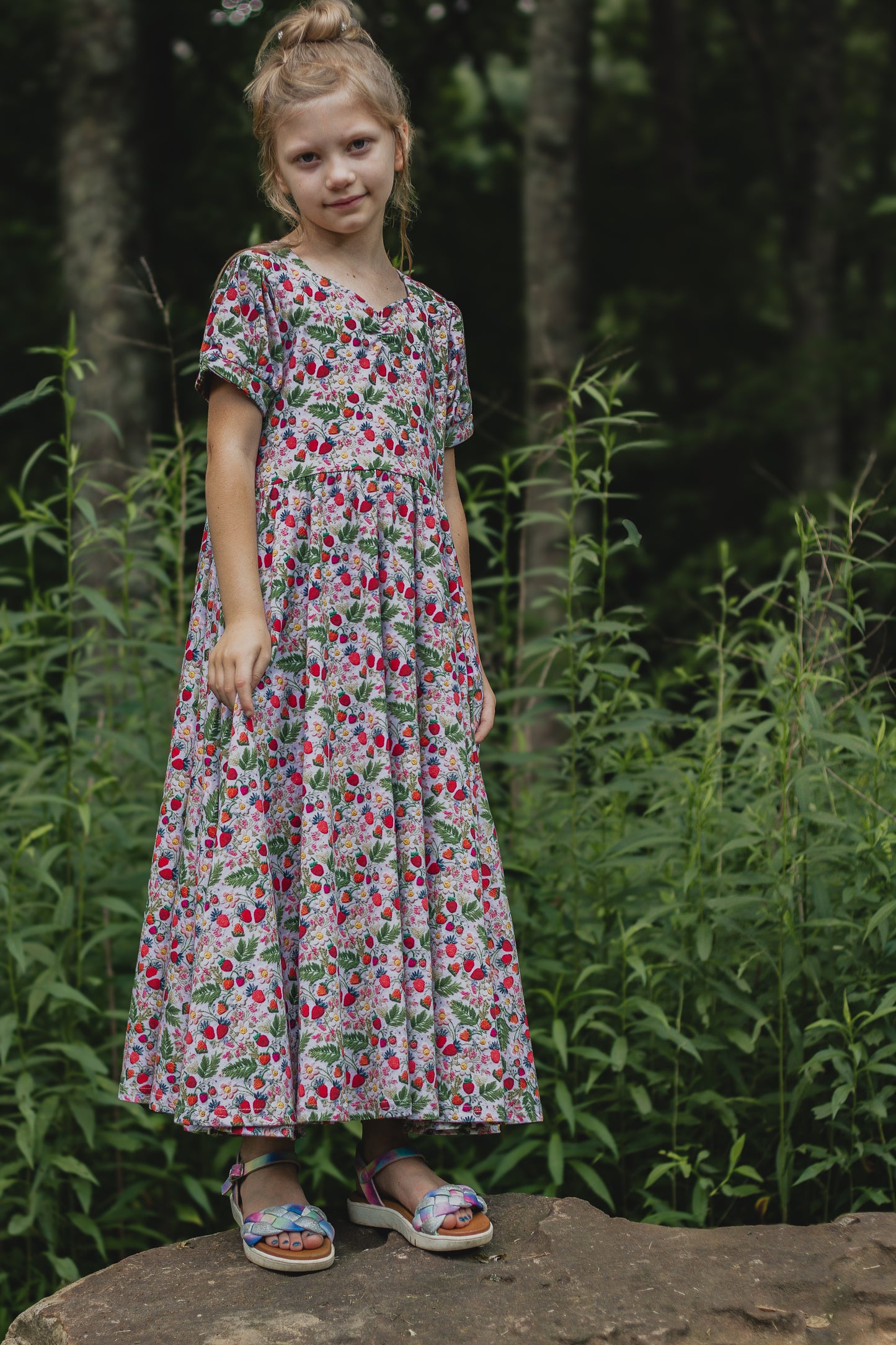 Strawberry Serenity ~ Mini Sweetheart Dress