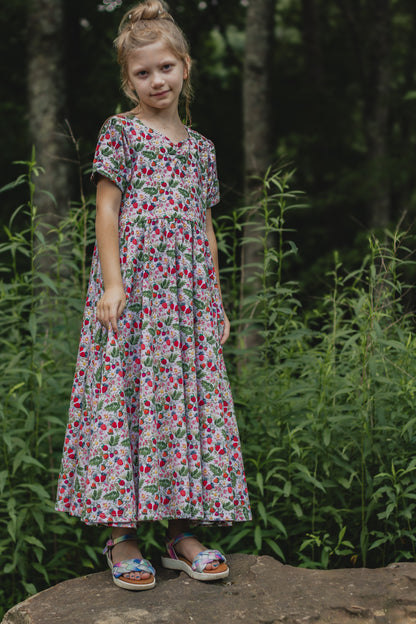 Strawberry Serenity ~ Mini Sweetheart Dress