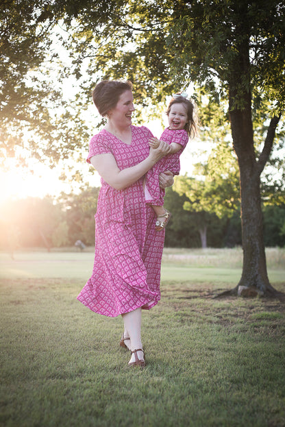 Daisy Mosaïque ~ Canterbury Classic Dress