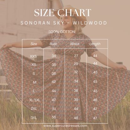 Sonoran Sky ~ Wildwood Dress