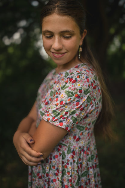 Strawberry Serenity ~ Mini Sweetheart Dress