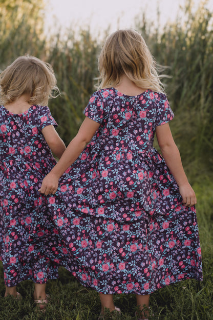 Mahogany Rose ~ Mini Everyday Dress