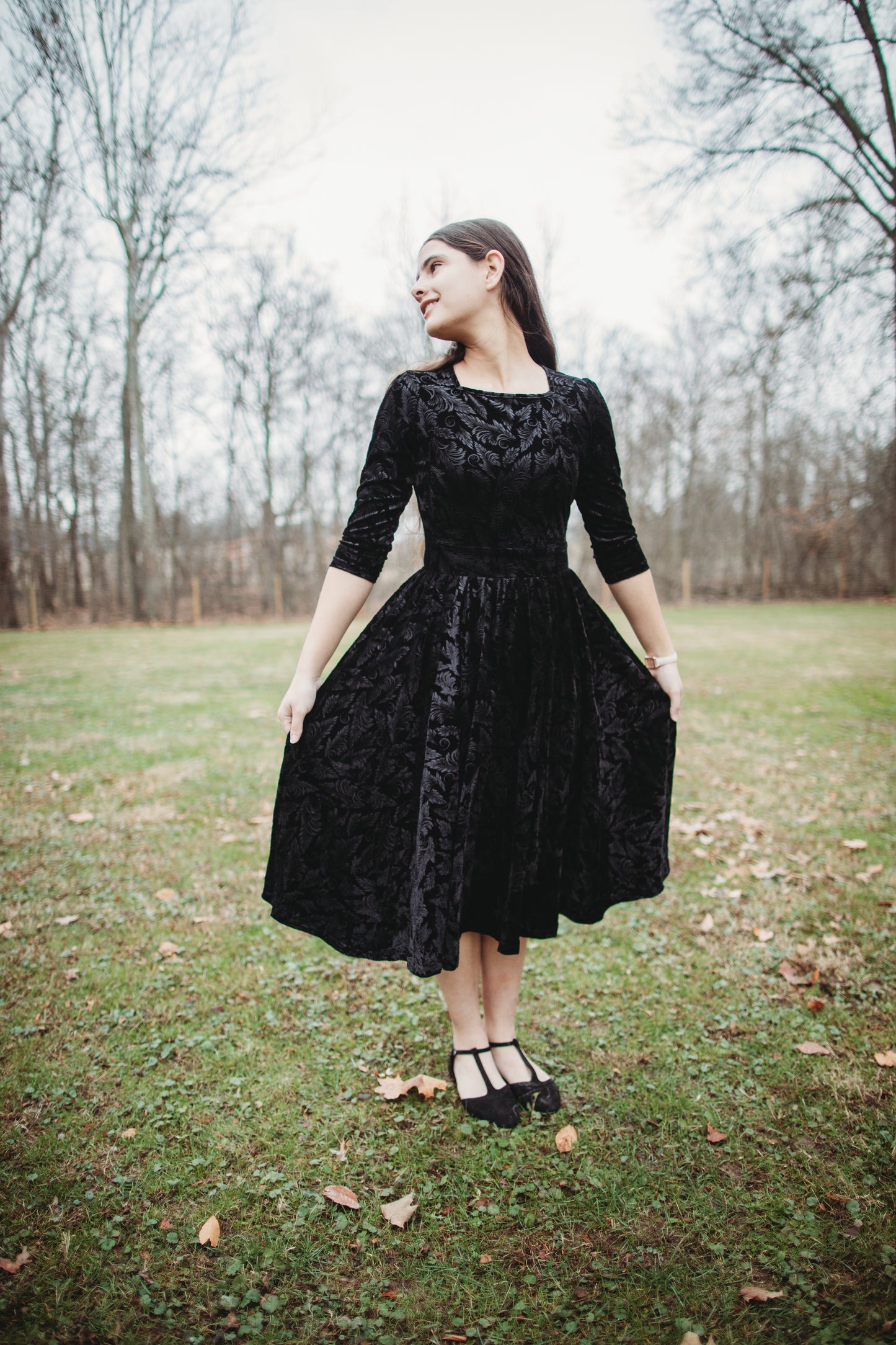 Noir Luxe ~ Windermere Dress