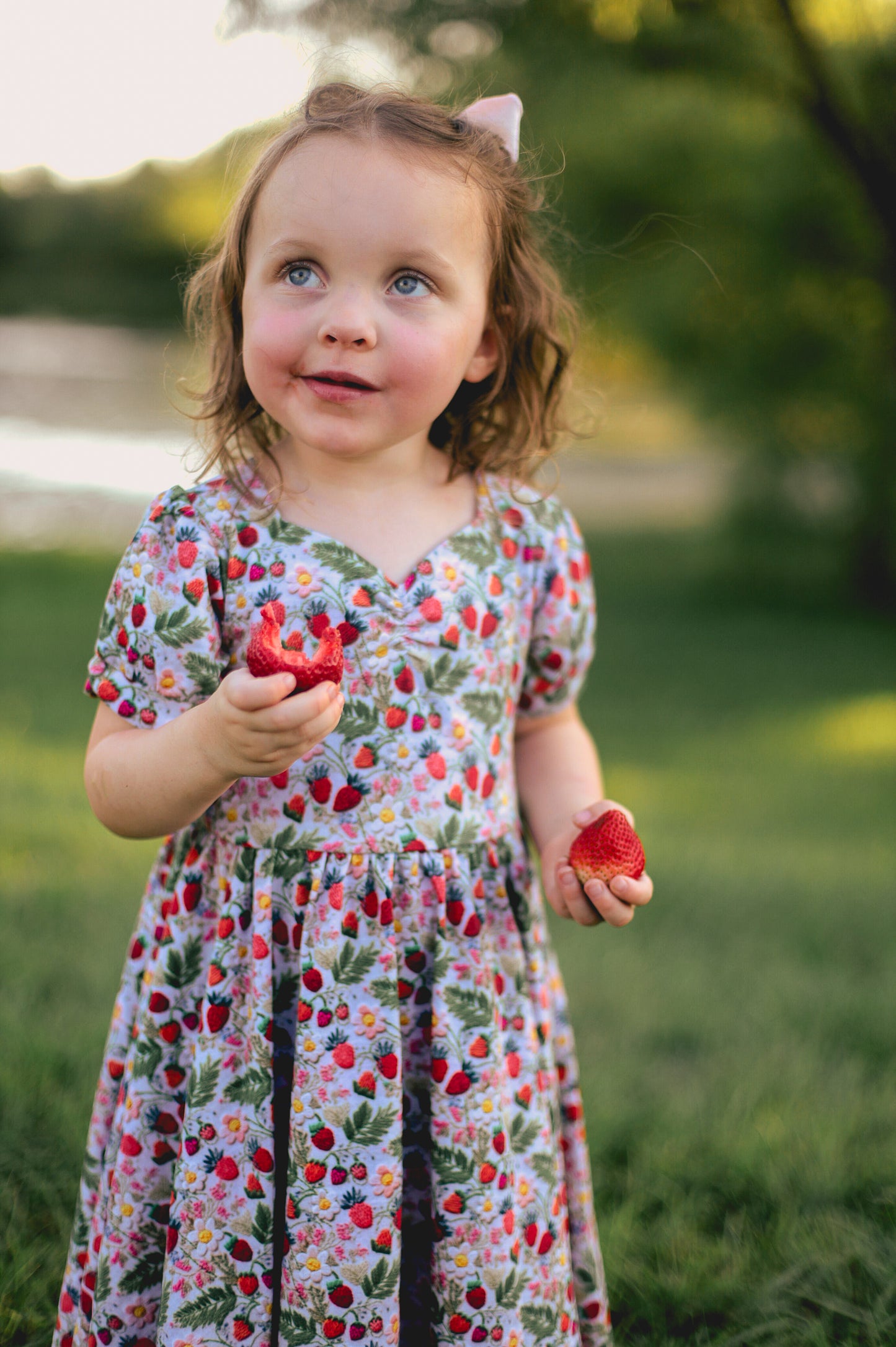 Strawberry Serenity ~ Mini Sweetheart Dress