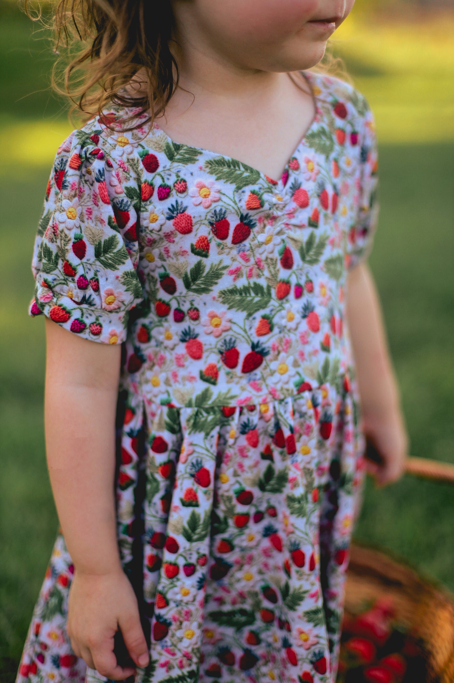 Strawberry Serenity ~ Mini Sweetheart Dress
