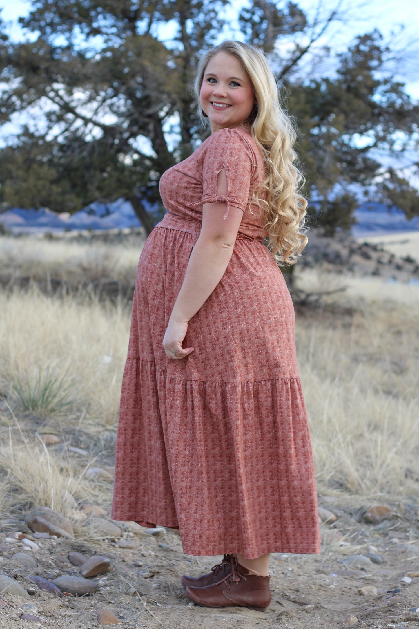 Sienna Sanskrit ~ Hinterland Maxi