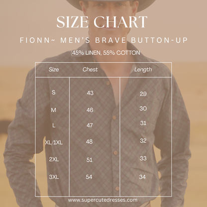 Navy and green plaid men's shirt