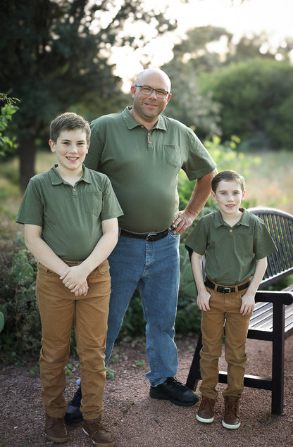 Sage ~ Boy’s Perseverance Polo