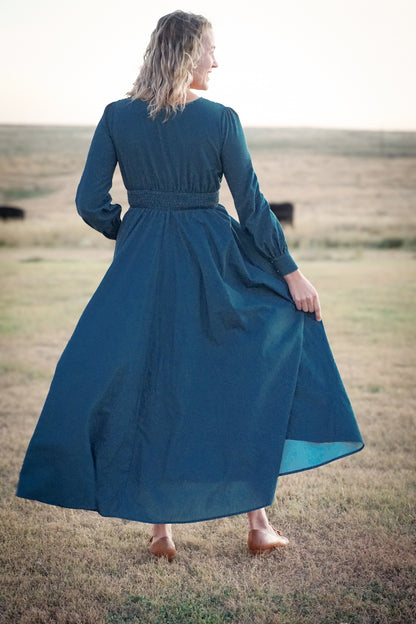 Indigo Lattice ~ Hearthside Maxi