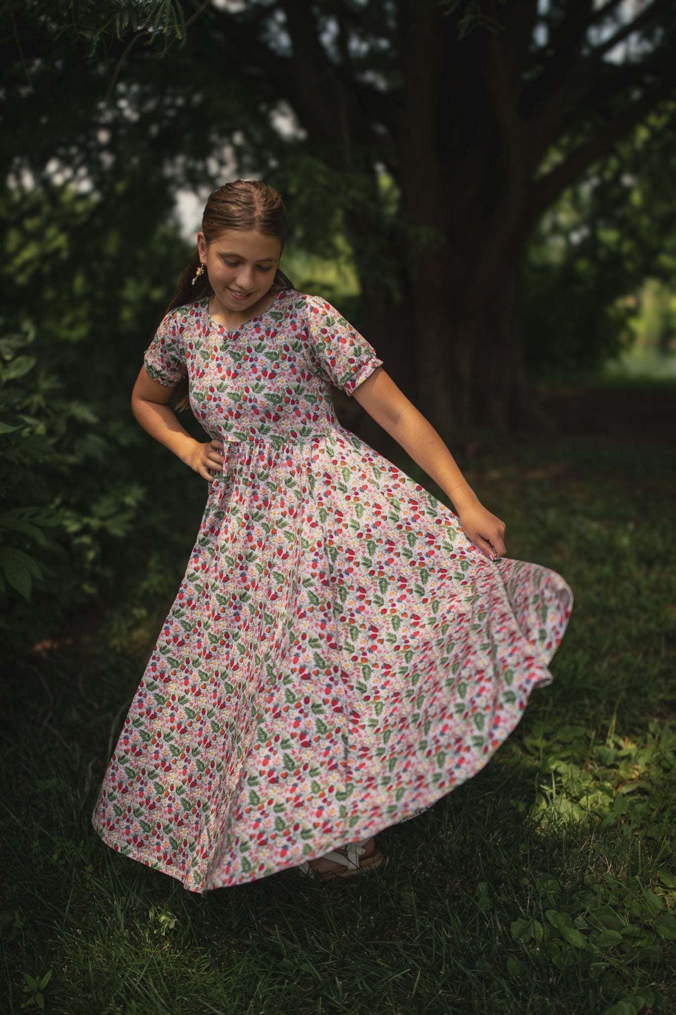 Strawberry Serenity ~ Mini Sweetheart Dress