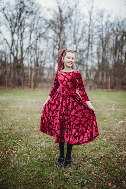 Ruby Regalia ~ Fairy-twirl Dress