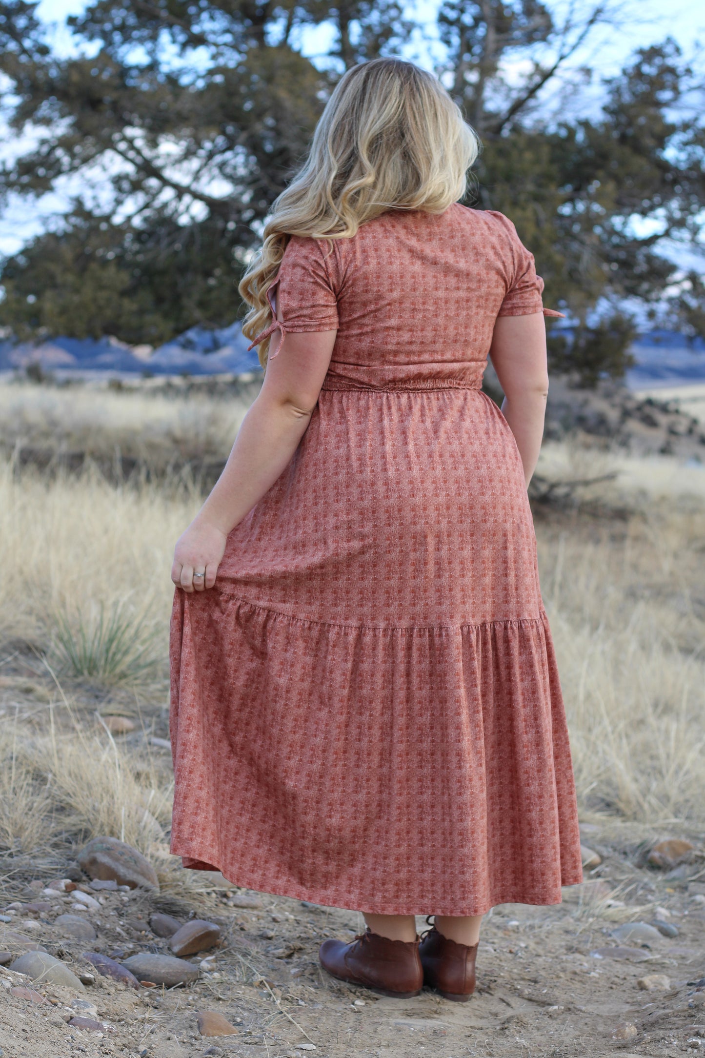 Sienna Sanskrit ~ Hinterland Maxi