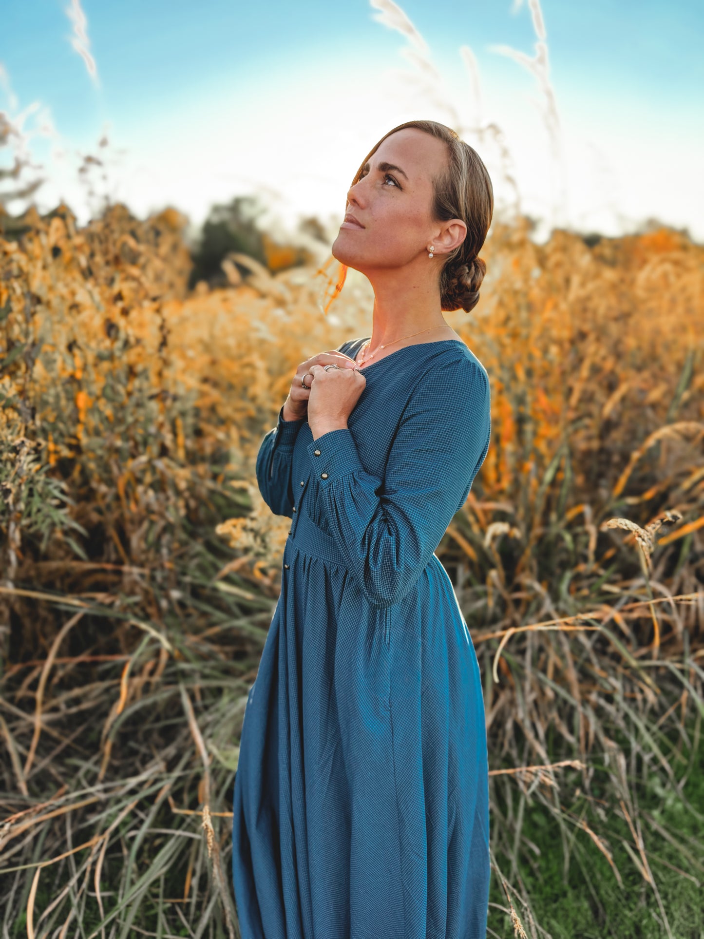 Indigo Lattice ~ Hearthside Maxi