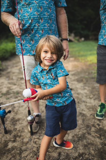 Reel Catch ~ Boy’s Perseverance Polo