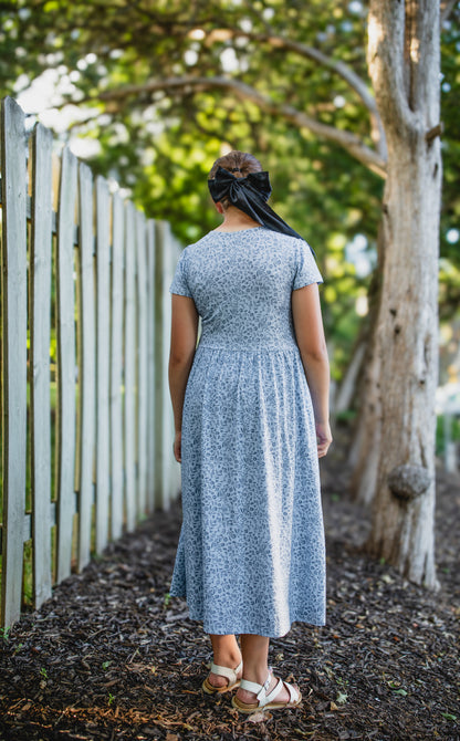 Scripted Mist ~ Mini Everyday Dress