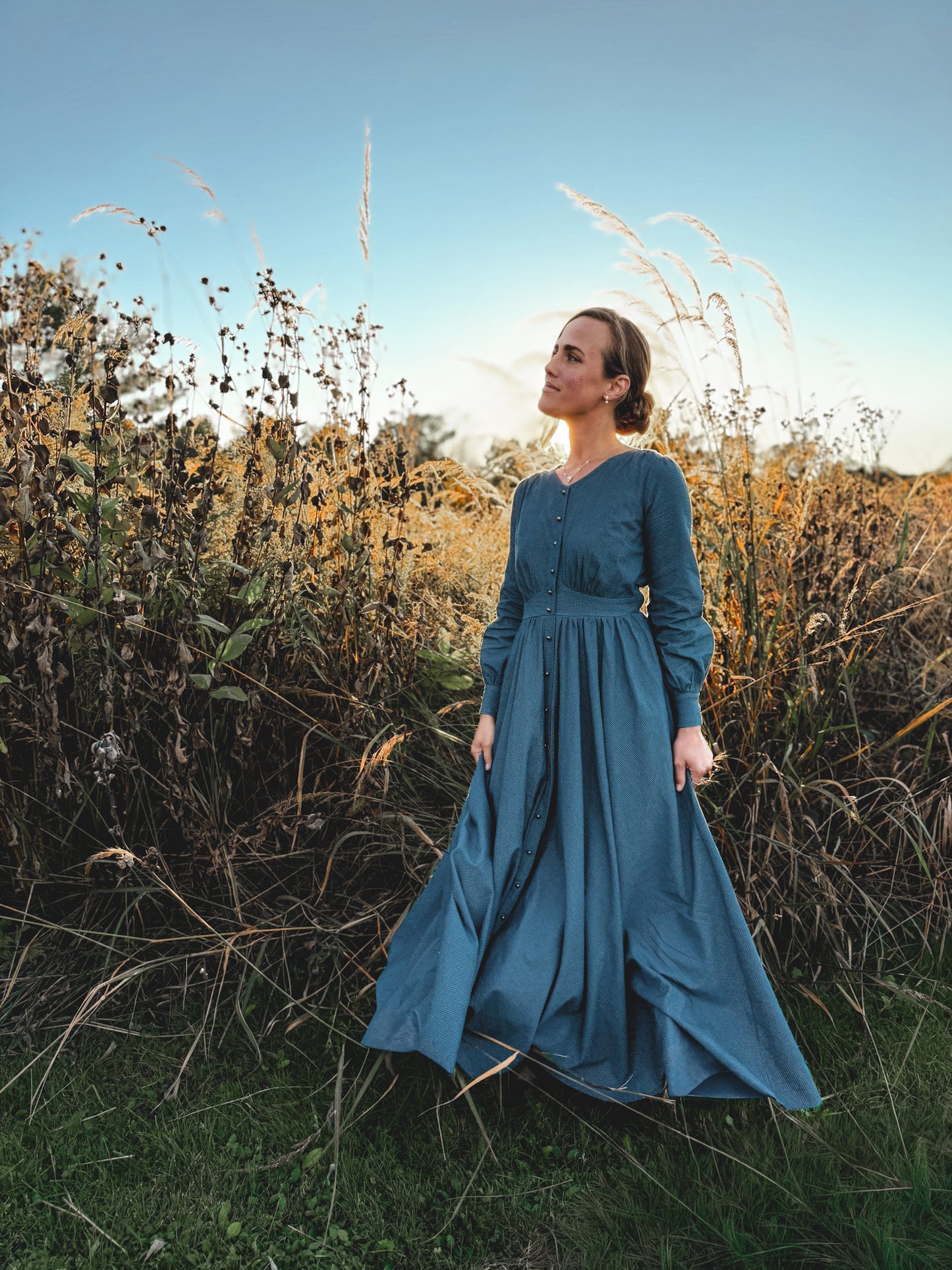 Indigo Lattice ~ Hearthside Maxi