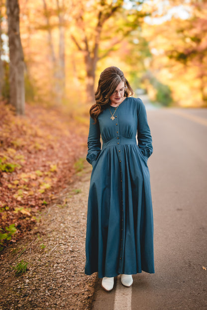 Indigo Lattice ~ Hearthside Maxi