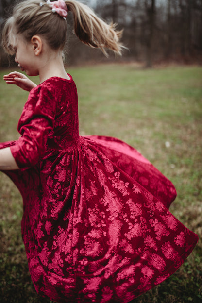 Ruby Regalia ~ Fairy-twirl Dress