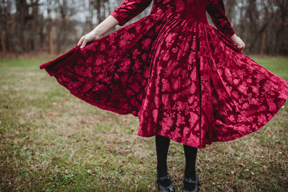 Ruby Regalia ~ Fairy-twirl Dress